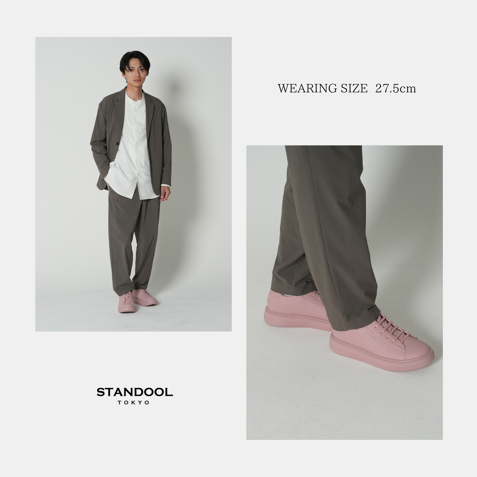 STANDOOL TOKYO|SAI PINK(数量限定)|軽量スタイルアップスニーカー STANDOOL TOKYO|SAI PINK(数量限定)|軽量スタイルアップスニーカー