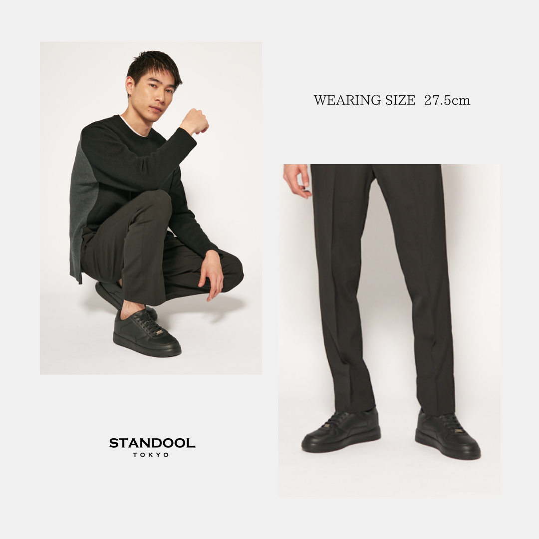 STANDOOL TOKYO|SACAE BLACK|軽量スタイルアップスニーカー|次世代 STANDOOL TOKYO|SACAE BLACK|軽量スタイルアップスニーカー|次世代