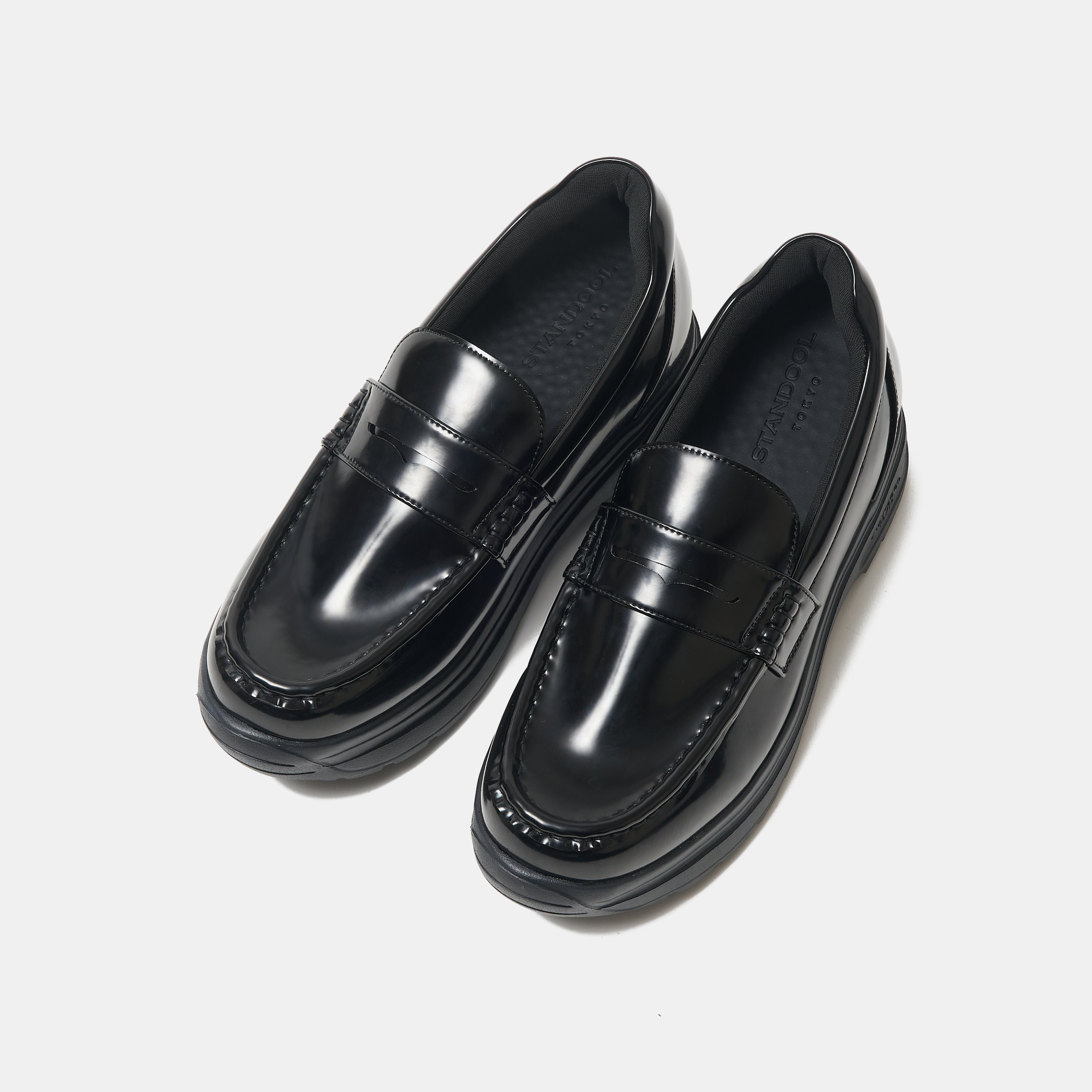 STANDOOL TOKYO|NOSTAR PATENT BLACK|ローファースニーカー|軽量 STANDOOL TOKYO|NOSTAR PATENT BLACK|ローファースニーカー|軽量
