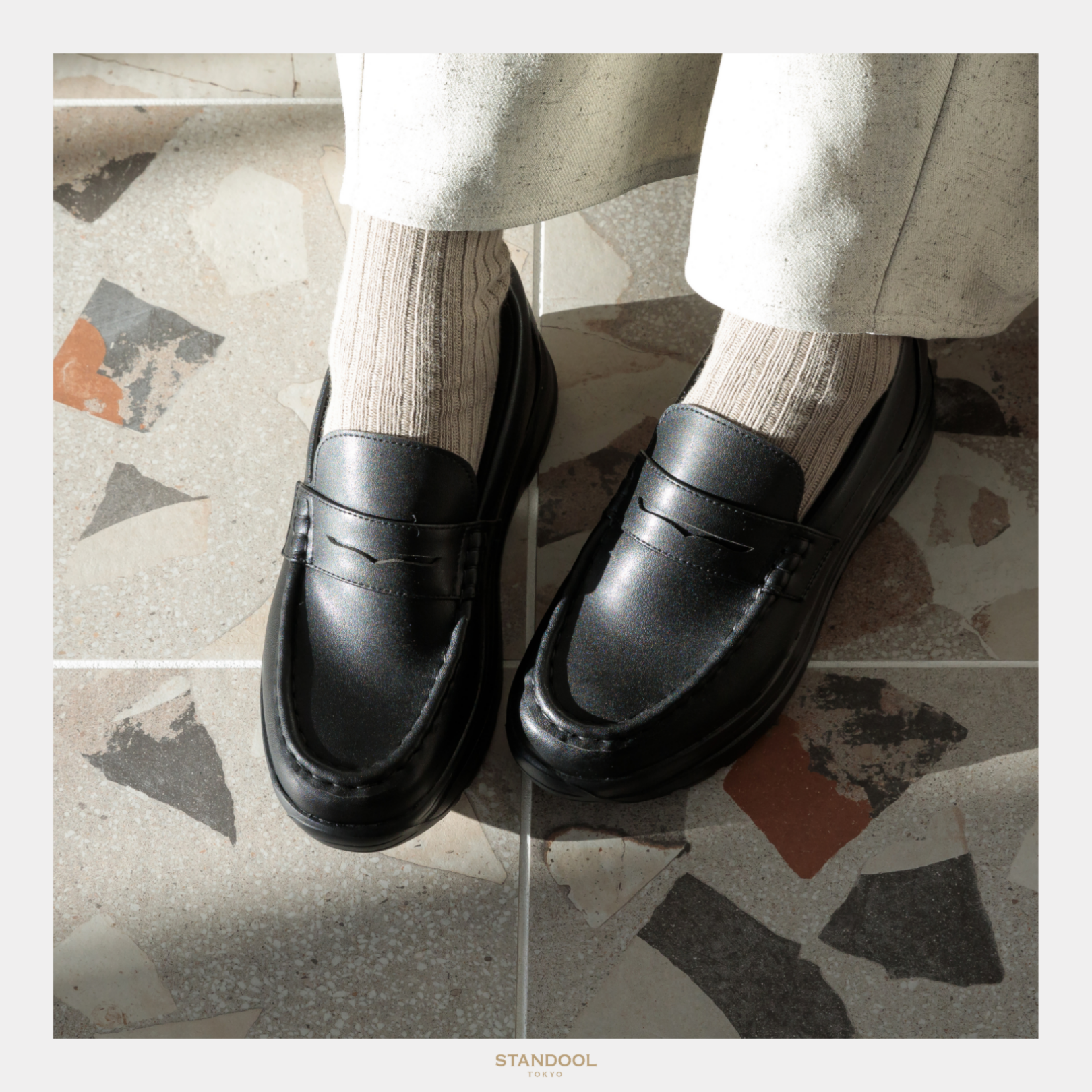 STANDOOL TOKYO|NOSTAR BLACK|ローファースニーカー|軽量スタイル STANDOOL TOKYO|NOSTAR BLACK|ローファースニーカー|軽量スタイル