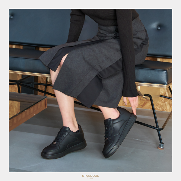 STANDOOL TOKYO|SACAE BLACK|軽量スタイルアップスニーカー|次世代 STANDOOL TOKYO|SACAE BLACK|軽量スタイルアップスニーカー|次世代