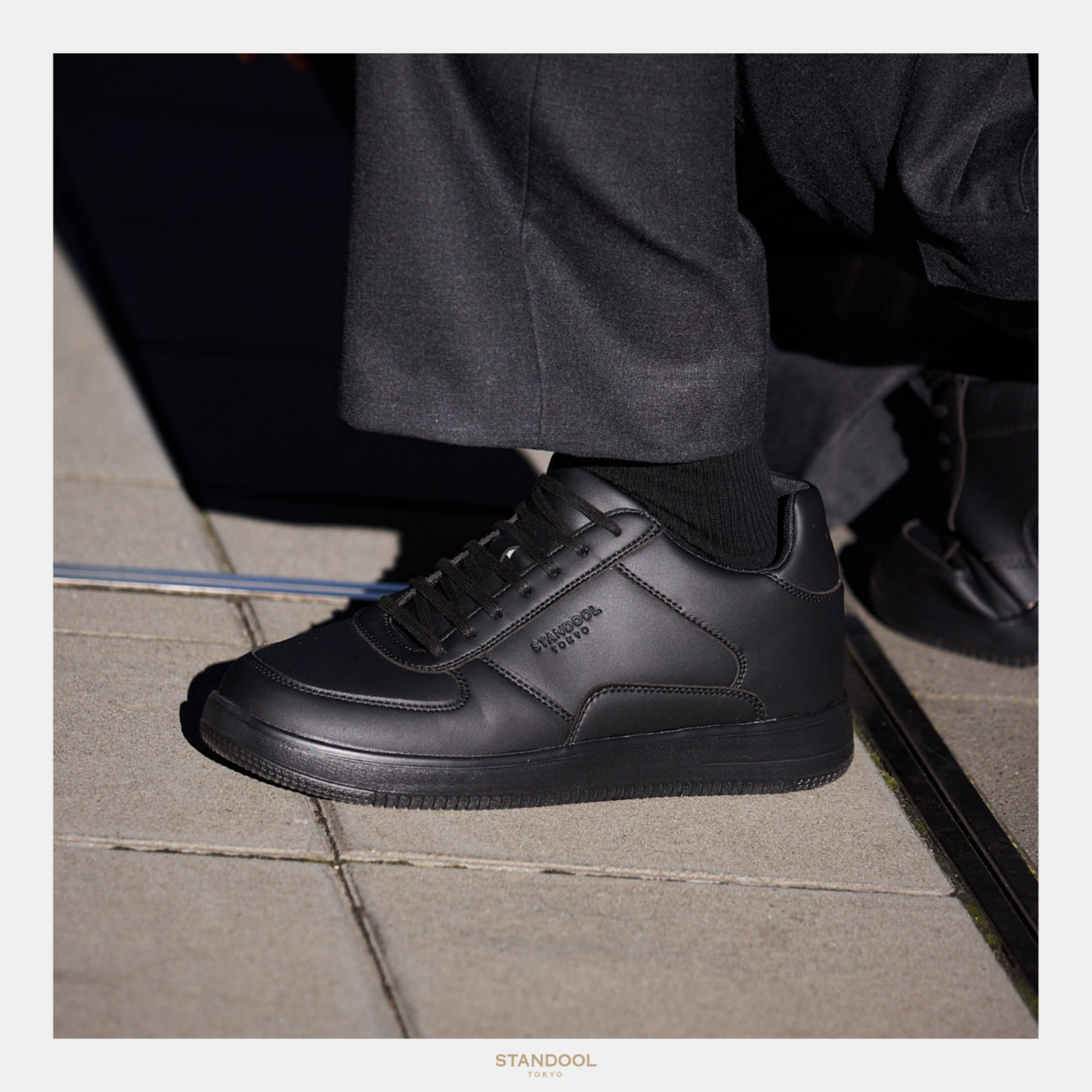 STANDOOL TOKYO|SACAE BLACK|軽量スタイルアップスニーカー|次世代 STANDOOL TOKYO|SACAE BLACK|軽量スタイルアップスニーカー|次世代