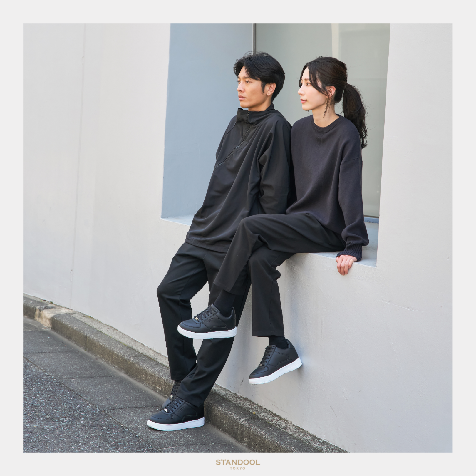 STANDOOL TOKYO|SACAE BLACK & WHITE-SOLE|軽量スタイルアップ STANDOOL TOKYO|SACAE BLACK & WHITE-SOLE|軽量スタイルアップ