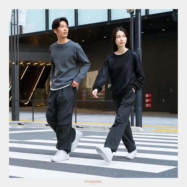 STANDOOL TOKYO｜SACAE LIGHT GREY｜軽量スタイルアップスニーカー｜次