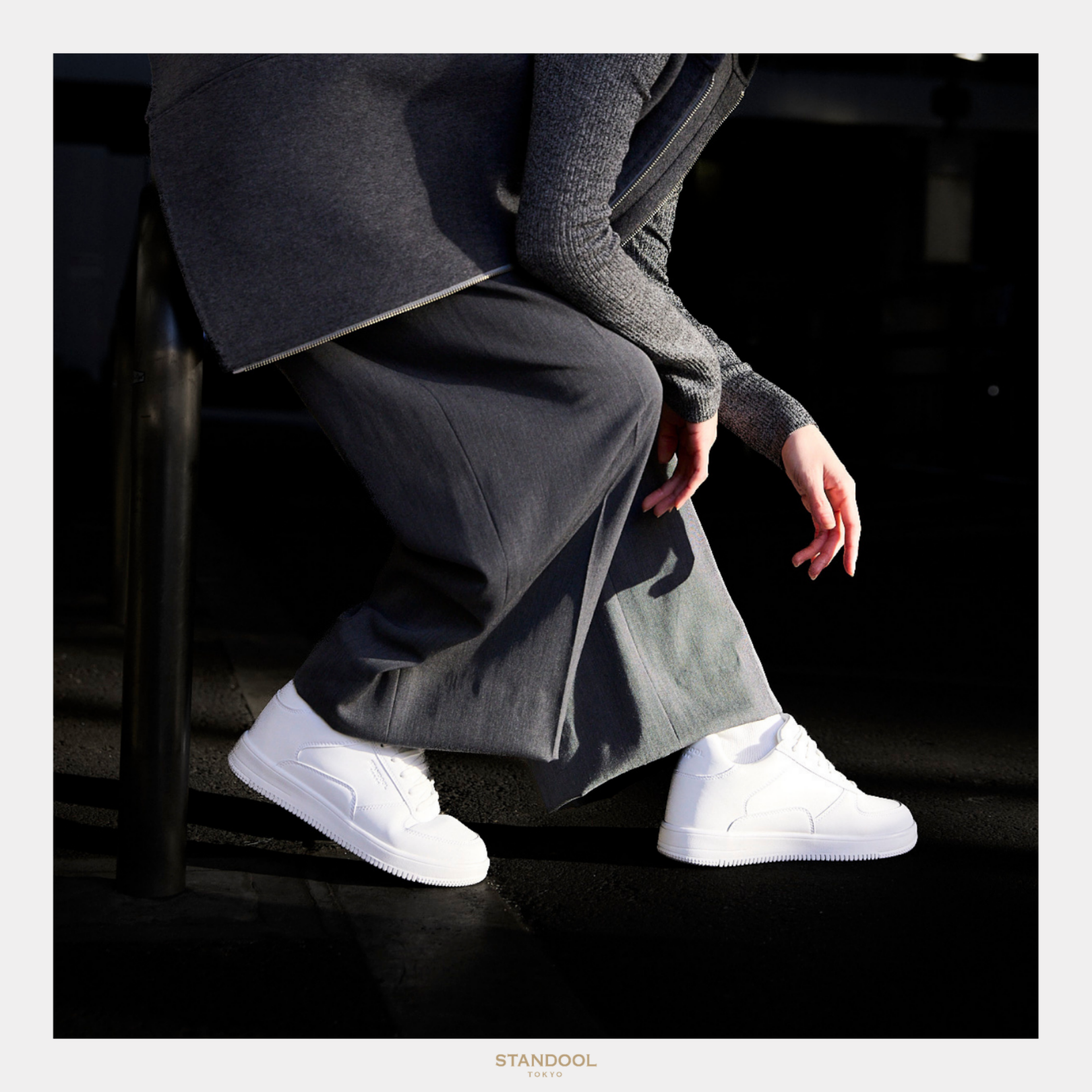 STANDOOL TOKYO|SACAE WHITE|軽量スタイルアップスニーカー|次世代 STANDOOL TOKYO|SACAE WHITE|軽量スタイルアップスニーカー|次世代
