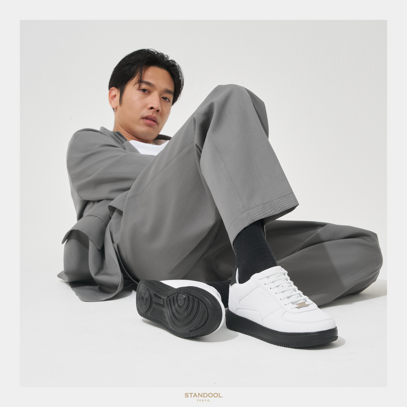 STANDOOL TOKYO|SACAE WHITE & BLACK-SOLE|軽量スタイルアップ STANDOOL TOKYO|SACAE WHITE & BLACK-SOLE|軽量スタイルアップ