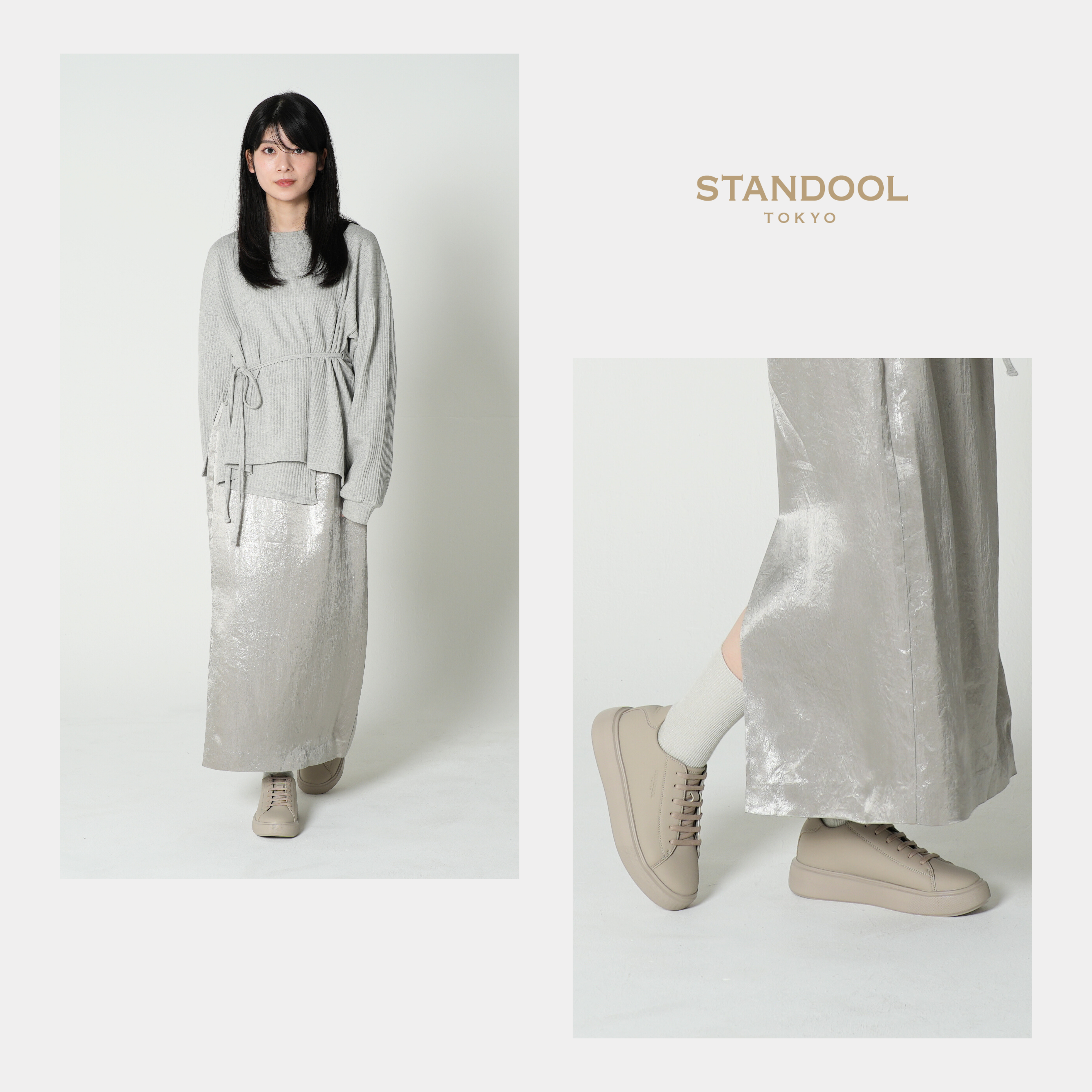 STANDOOL TOKYO｜SAI MOCHA｜軽量スタイルアップスニーカー｜次世代