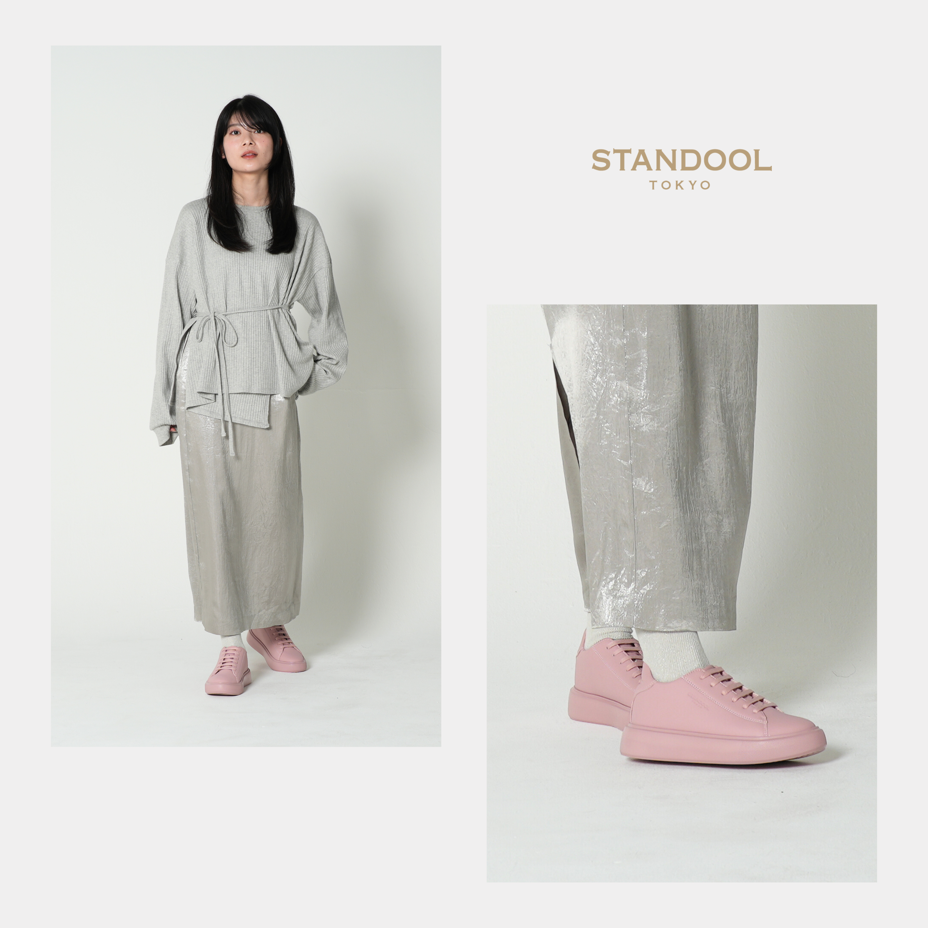 STANDOOL TOKYO｜SAI PINK（数量限定）｜軽量スタイルアップスニーカー