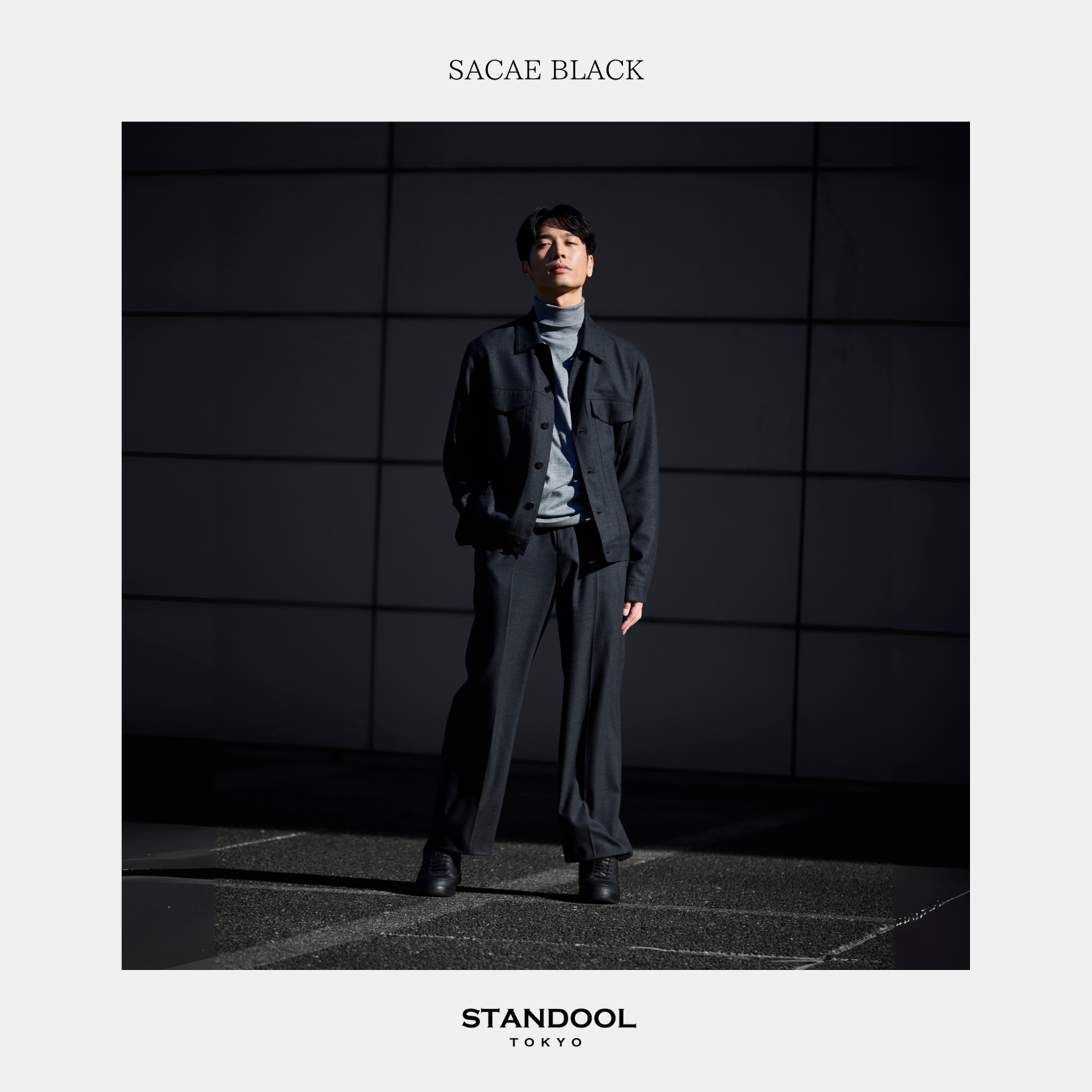 STANDOOL TOKYO|SACAE BLACK|軽量スタイルアップスニーカー|次世代 STANDOOL TOKYO|SACAE BLACK|軽量スタイルアップスニーカー|次世代