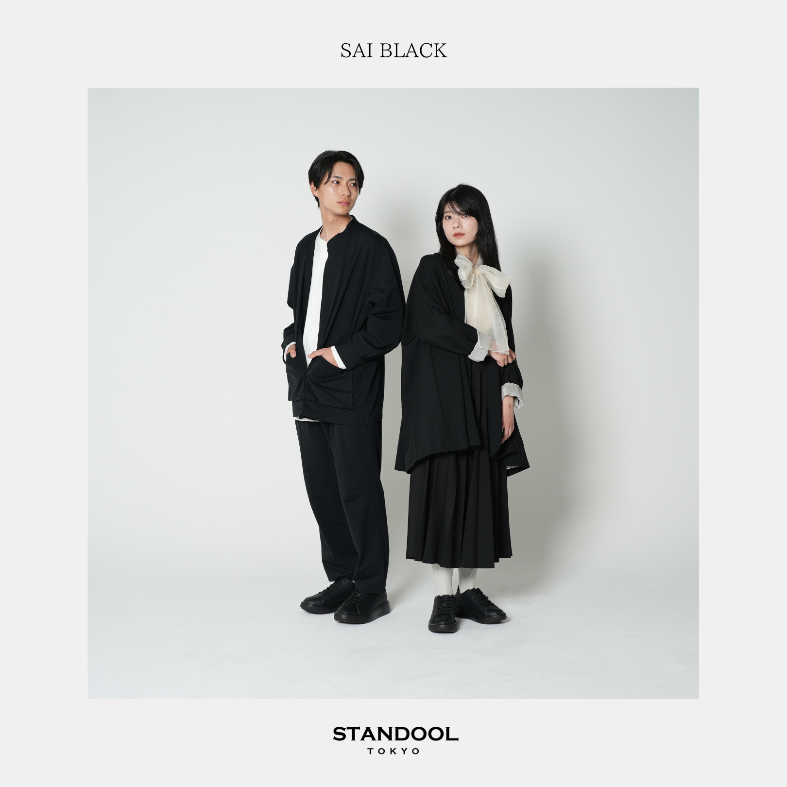 STANDOOL TOKYO|SAI BLACK|軽量スタイルアップスニーカー|次 STANDOOL TOKYO|SAI BLACK|軽量スタイルアップスニーカー|次