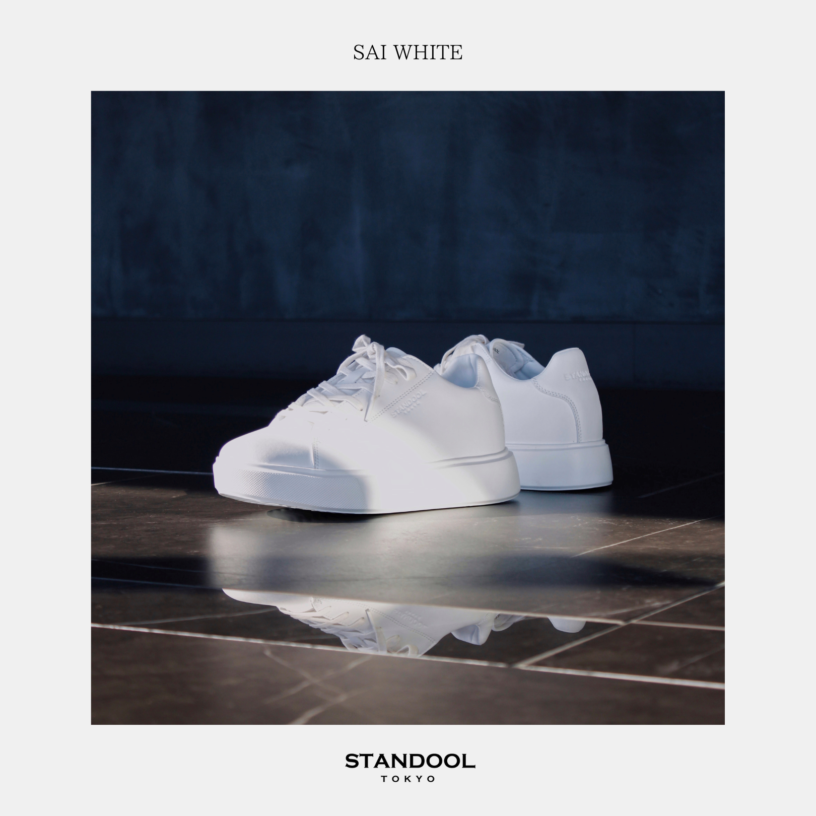 STANDOOL TOKYO|SAI WHITE|軽量スタイルアップスニーカー|次世代 STANDOOL TOKYO|SAI WHITE|軽量スタイルアップスニーカー|次世代